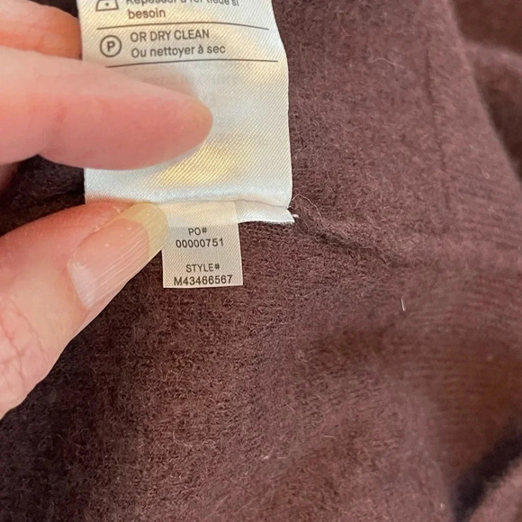 Vince Men's Boiled Cashmere Long Sleeve Crewneck Sweater office Size XL - Picture 11 of 11